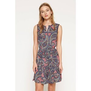 Koton Women's Blue Patterned Dress