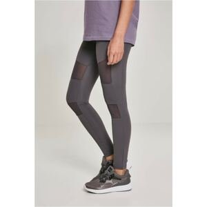 Women's Tech Mesh Leggings - Dark Grey