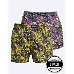 2PACK men's shorts Meatfly multicolored (Agostino - cityboi)