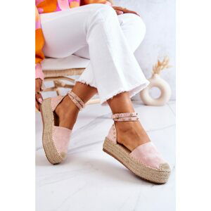 Espadrilles Sandals with jets Pink Lillian