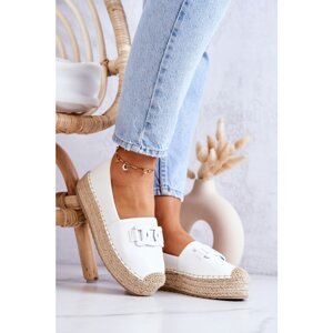 Classic Espadrilles On The Platform White Julianne