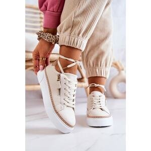 Sports Shoes On The Platform Beige Louisa