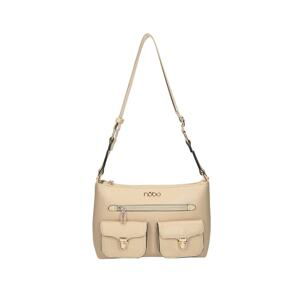 Fashion Handbag Postwoman NOBO NBAG-M0290-C015 beige