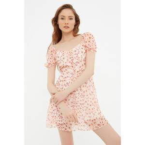 Trendyol Ecru Balloon Sleeve Dress