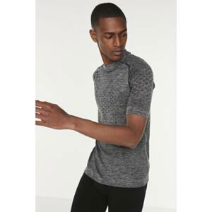 Trendyol Anthracite Men's Slim Fit Seamless T-Shirt