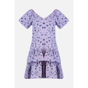 Trendyol Lilac Petite Ruffle Dress