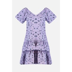 Trendyol Lilac Petite Ruffle Dress