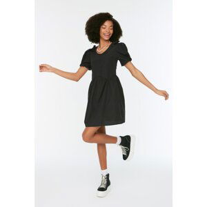 Trendyol Black Balloon Sleeve Dress