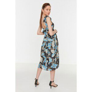 Trendyol Multicolored Back Detailed Patterned Dress