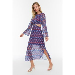 Trendyol Multicolored Cut Out Detailed Dress