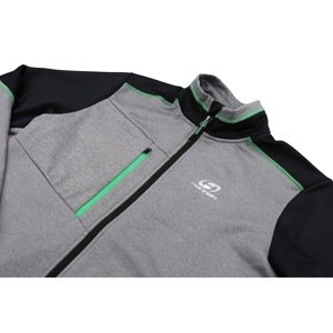 Man sweatshirt Hannah TARIQ light gray mel (green)