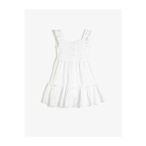 Koton Ruffle Detailed Strap Cotton Dress