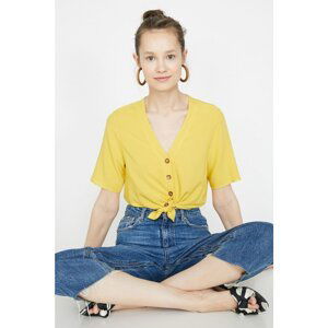 Koton Blouse - Yellow - Regular