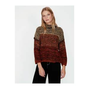 Koton Sweater - Brown - Regular fit