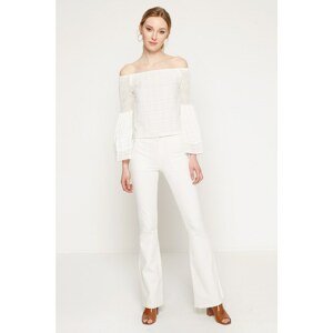 Koton Women's White Jean