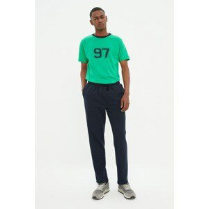 Trendyol Sweatpants - Navy blue - Relaxed