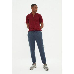 Trendyol Indigo Men's Regular Fit Rubber Leg Sweatpants