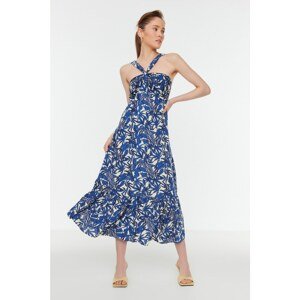 Trendyol Blue Collar Detailed Maxi Dress