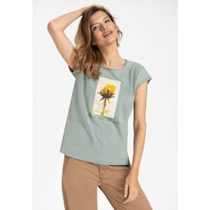 Volcano Woman's Regular T-Shirt T-Sunflower L02390-S22