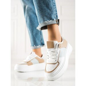 TRENDI FASHIONABLE SNEAKERS ON A WIDE PLATFORM