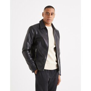 Celio Bucollar Jacket, Artificial Leather - Men
