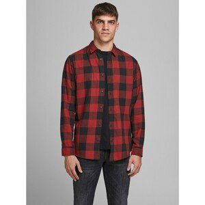 Jack & Jones Red Plaid Shirt - Men