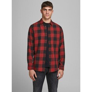 Jack & Jones Red Plaid Shirt - Men