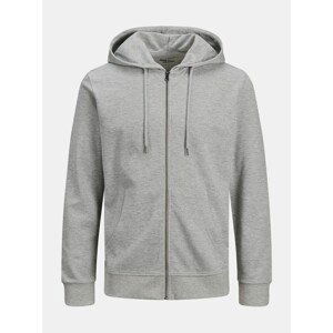 Light Grey Basic Hoodie Jack & Jones - Men