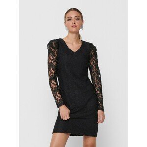 Black Lace Dress ONLY-Poula - Women