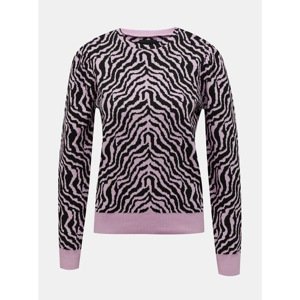 Pink Zebra Sweater Pieces - Women