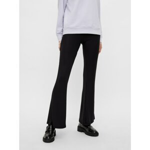 Black Flared Fit Pants Pieces Toppy - Women's