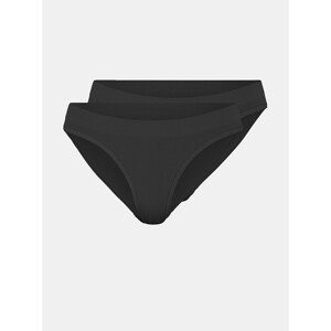 Set of two black panties Pieces Symmi - Women