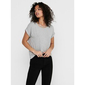 Light Grey Oversized T-Shirt ONLY Moster - Women