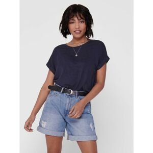 Blue Loose T-Shirt ONLY Moster - Women