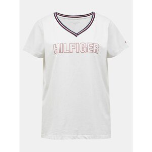 White Women's T-Shirt with Tommy Hilfiger Print - Women