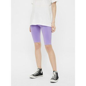 Purple Short Leggings Pieces Biker shorts - Women