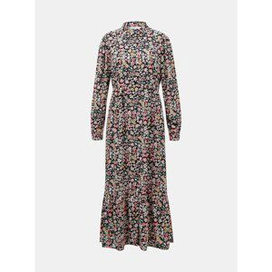 Pink-Blue Floral Shirt Midish dress ONLY Mara - Women