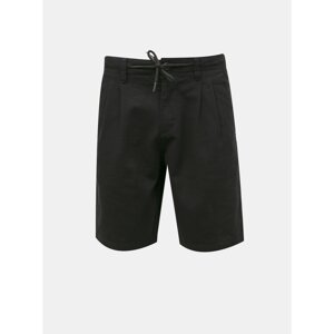 Black Linen Shorts with Pockets ONLY & SONS Leo - Mens