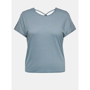 Blue-white striped T-shirt ONLY CARMAKOMA - Women