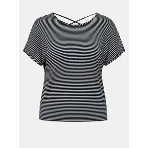 Blue-white striped T-shirt ONLY CARMAKOMA - Women