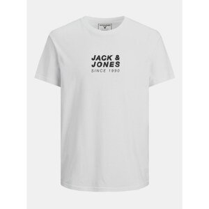 White T-shirt with print on the back Jack & Jones Pol - Men