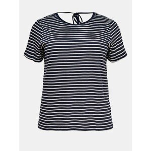 Blue-white striped T-shirt ONLY CARMAKOMA - Women