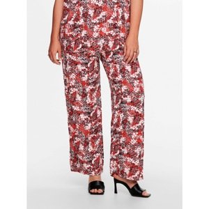 Brown Patterned Trousers ONLY CARMAKOMA - Women