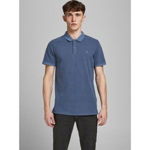 Jack & Jones Washed Blue Polo T-Shirt - Men