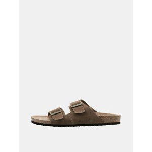 Brown Men's Suede Slippers Jack & Jones Croxton - Men's