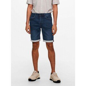 Blue Denim Shorts ONLY & SONS-Spy - Men's