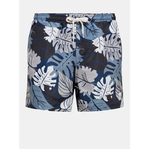 Blue Patterned Swimwear ONLY & SONS-Sted - Men
