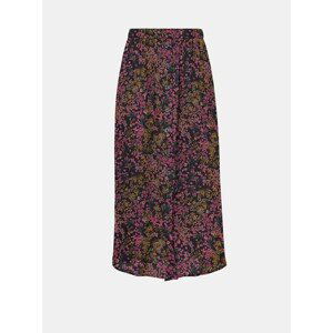 Pink-blue floral midi skirt ONLY - Ladies