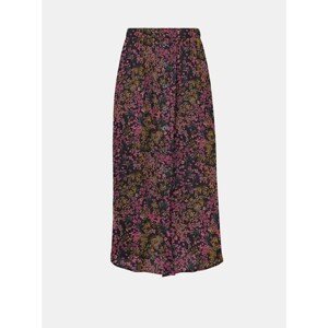 Pink-Blue Floral Midi Skirt ONLY - Women
