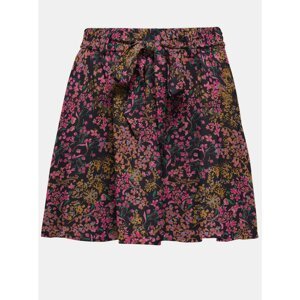Pink-blue floral skirt ONLY - Women